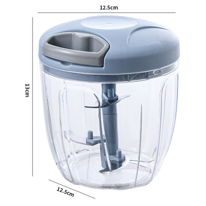 Small Manual Garlic Press & Meat Grinder, Kitchen Chopper for Food Prep