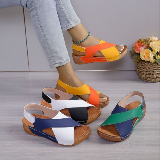 Summer Roman Platform Sandals for Women | Open Toe Casual Beach Shoes
