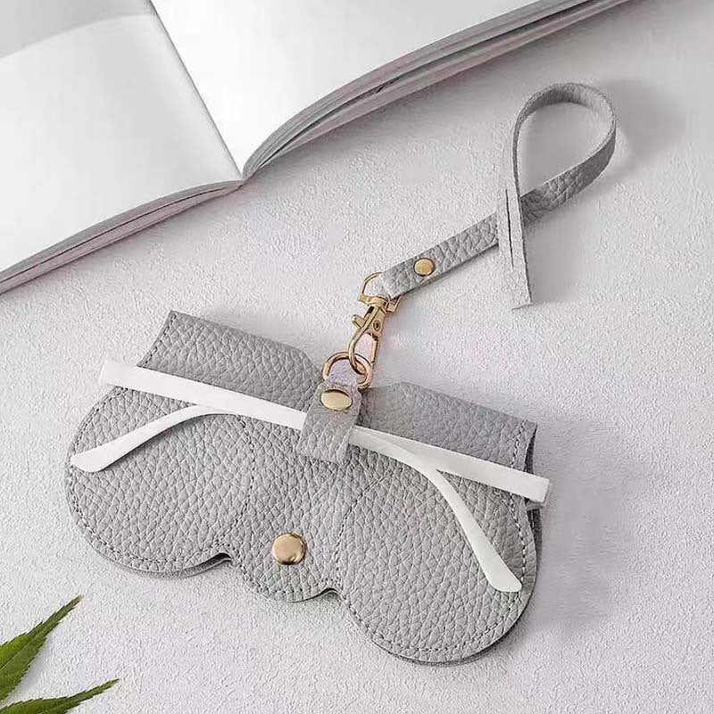 Soft PU Leather Sunglasses Bag