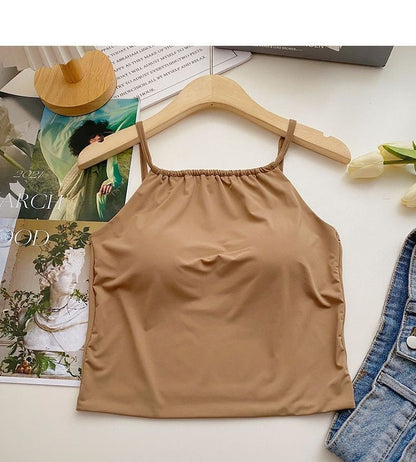 Halter vest with chest pads, suitable for women under 60kg