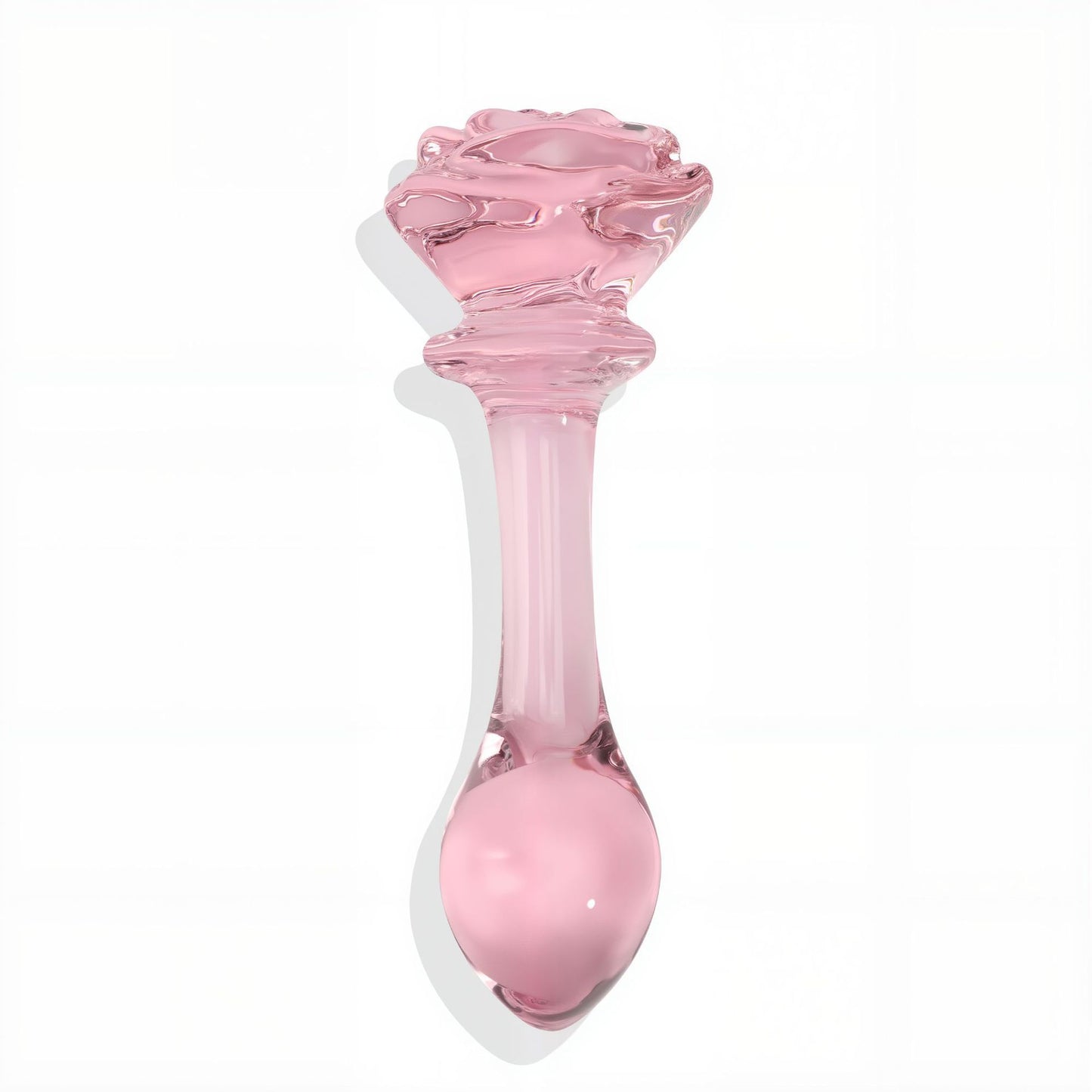 High-quality crystal rose ornament