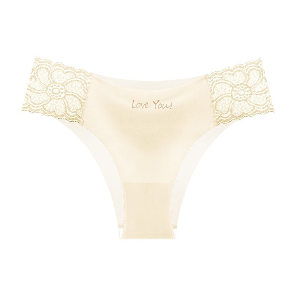 Ultra-Thin Seamless Ice Silk Triangle Panties for Women
