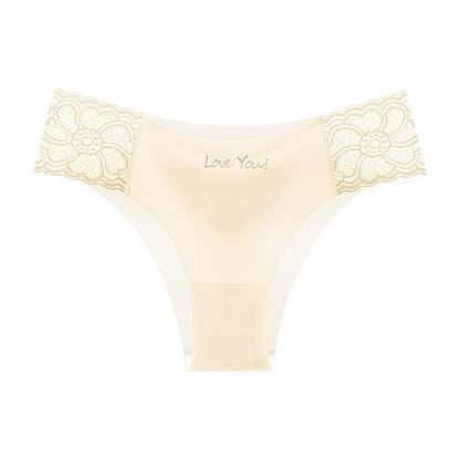 Ultra-Thin Seamless Ice Silk Triangle Panties for Women