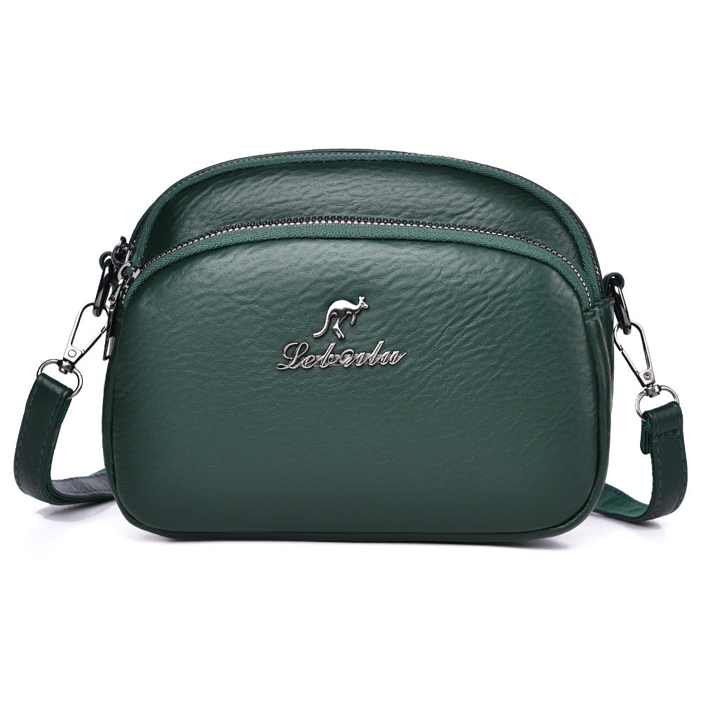 Women's Multi-Layer Round Crossbody Bag