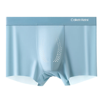 Caikein Keinri Men’s 10A Antibacterial Ice Silk Boxer Briefs