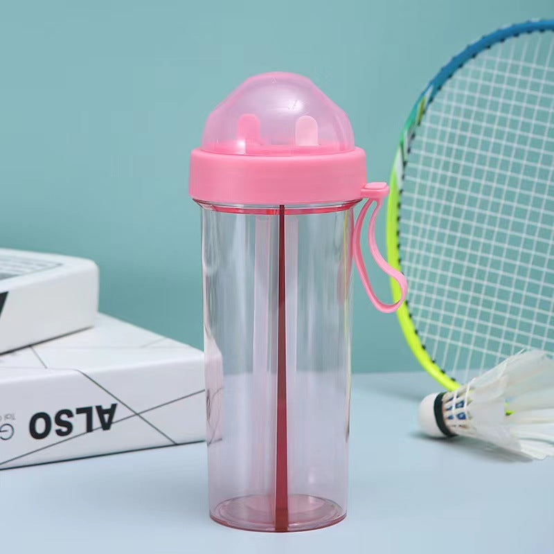 Outdoor Portable Large-Capacity Dual-Drink Tumbler with Straw 🥤
