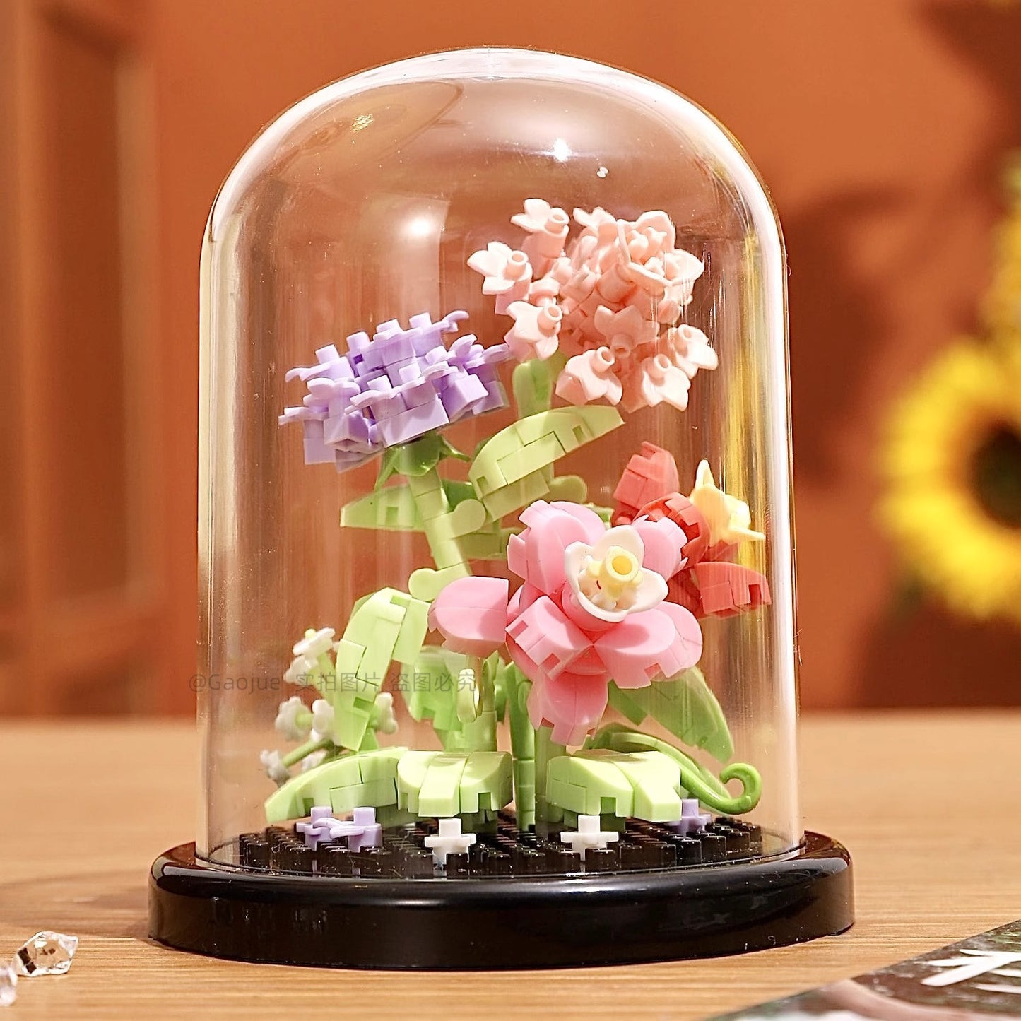 DIY Flower Building Blocks Set