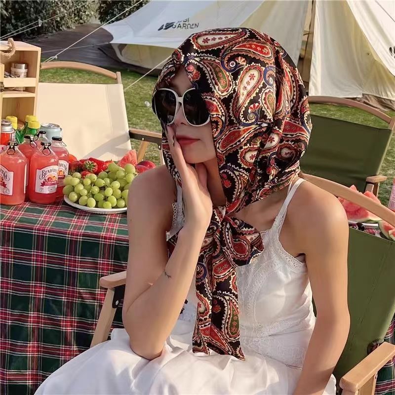Fashionable head scarf, styles windproof and sun protection scarf