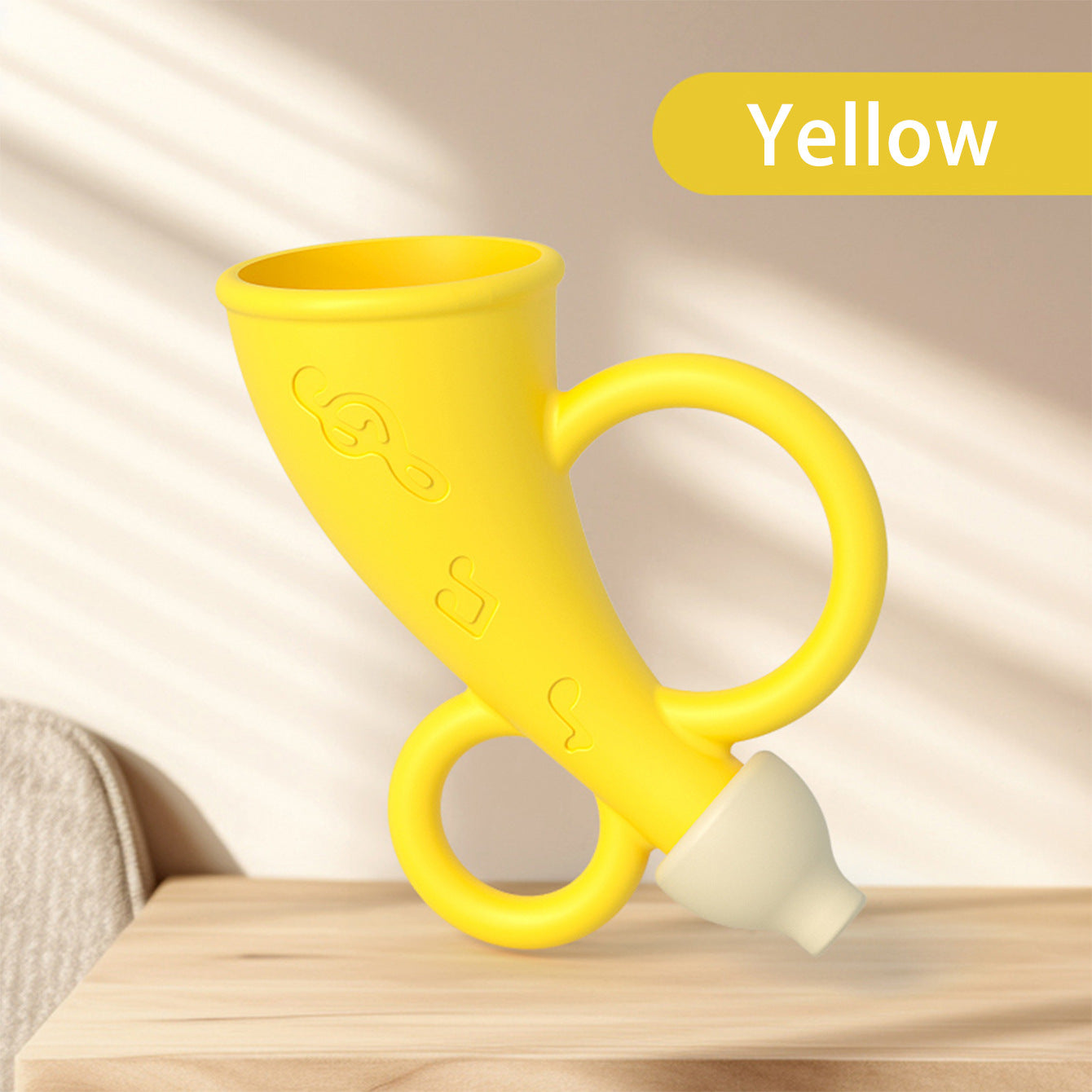 European Children's Silicone Small Horn Toy & Trumpet Toy