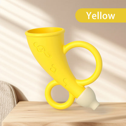European Children's Silicone Small Horn Toy & Trumpet Toy