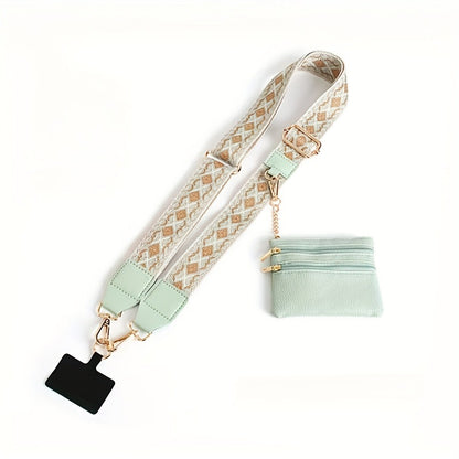 Phone Strap with Zippered Pouch🎉