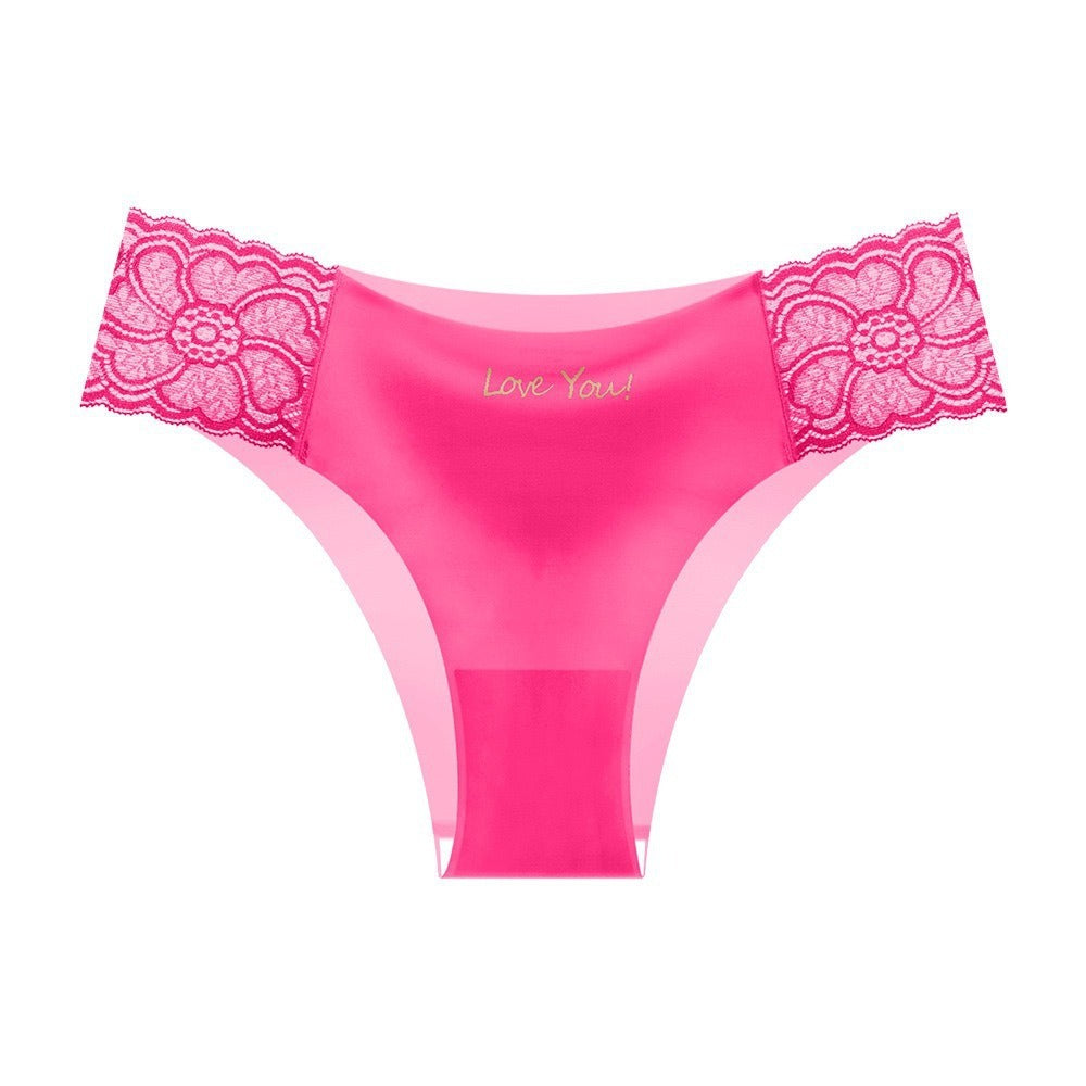 Ultra-Thin Seamless Ice Silk Triangle Panties for Women
