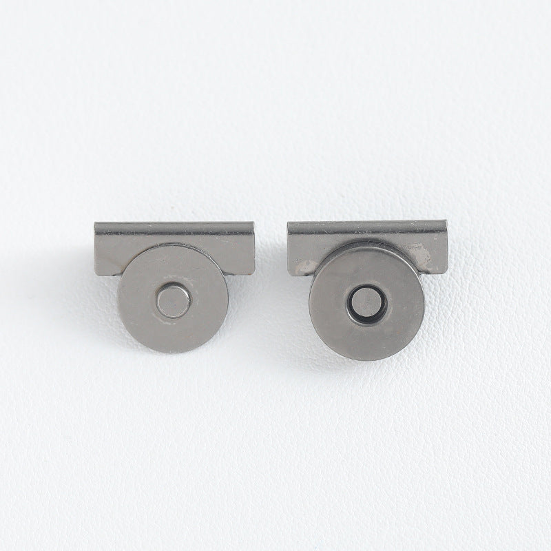 Metal Magnetic Snap Button, Bag Clamp Closure Buckle—Magnetic Fastener for Bags, Clothes & Luggage, No-Sew Removable Connector