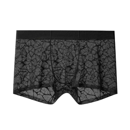High Quality——Men's Ice Silk Mesh Jacquard Boxer Briefs