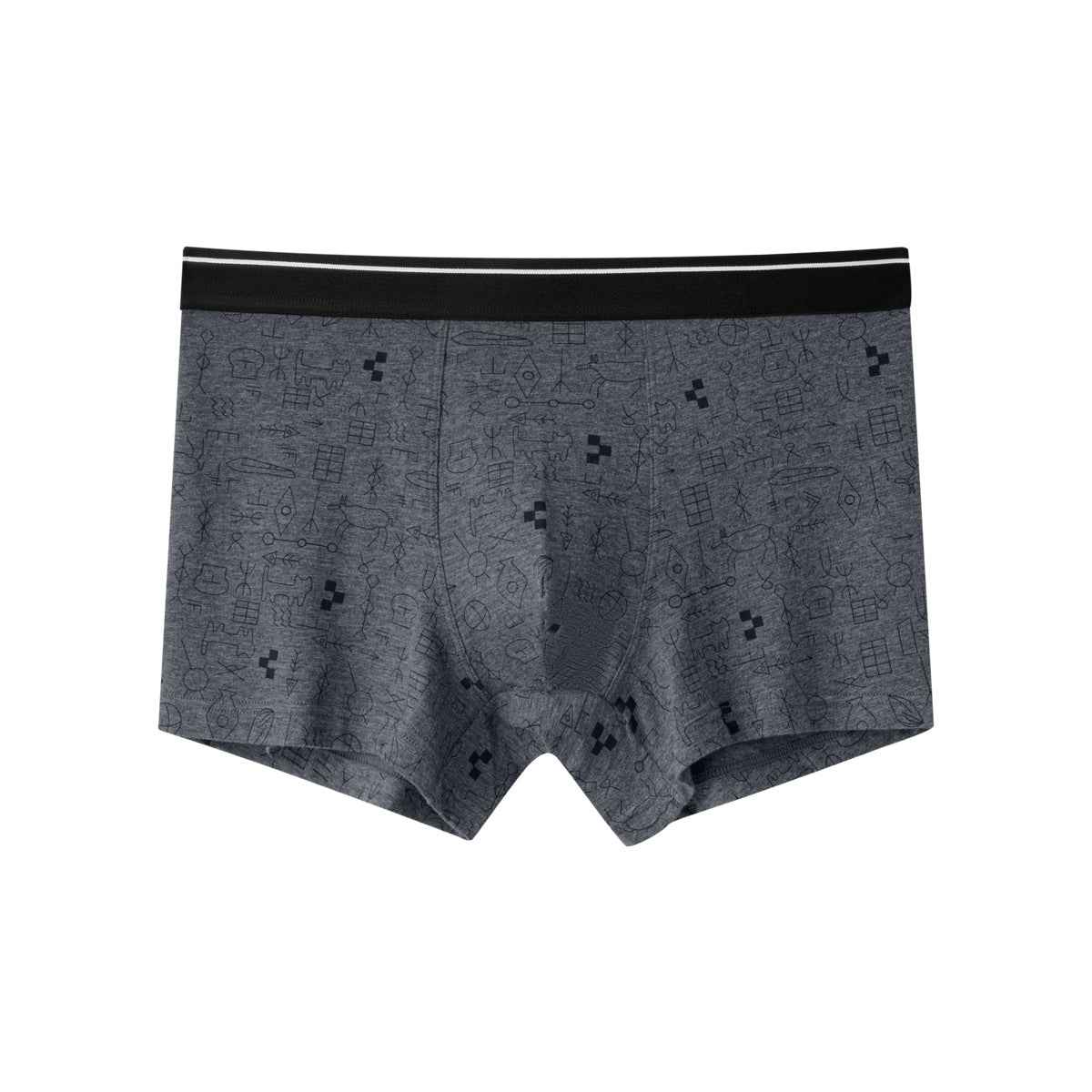 Men's Premium Cotton Printed Boxer Briefs – Soft, Breathable & Comfortable Everyday Underwear