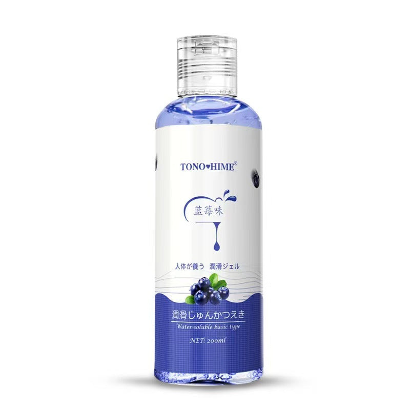 Japanese Imported 200ml Fruit-Flavored Water-Based Hyaluronic Acid Lubricant – No-Rinse, Large Bottle