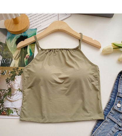 Halter vest with chest pads, suitable for women under 60kg