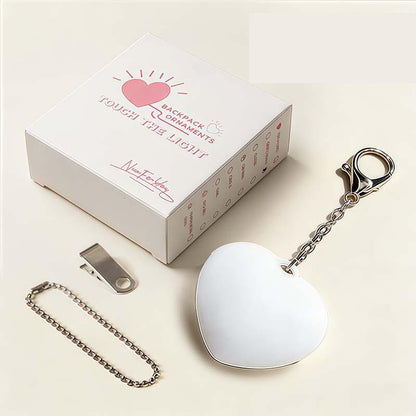 ✨❤️Love Sensor Light Keychain – Drop in Your Bag, Touch to Light Up, Easy to Find Items in the Dark, Bag Essential
