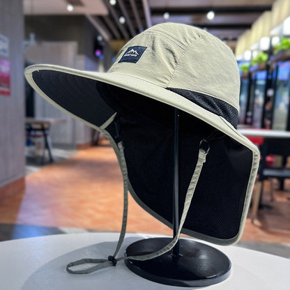 Outdoor UV Protection Sun Hat – Wide Brim Fishing, Hiking & Cycling Cap