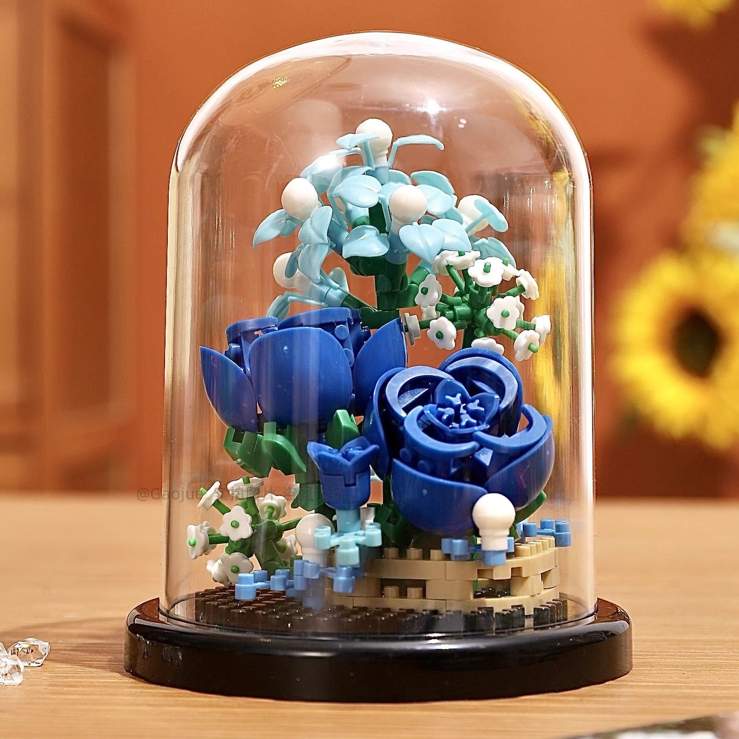 DIY Flower Building Blocks Set