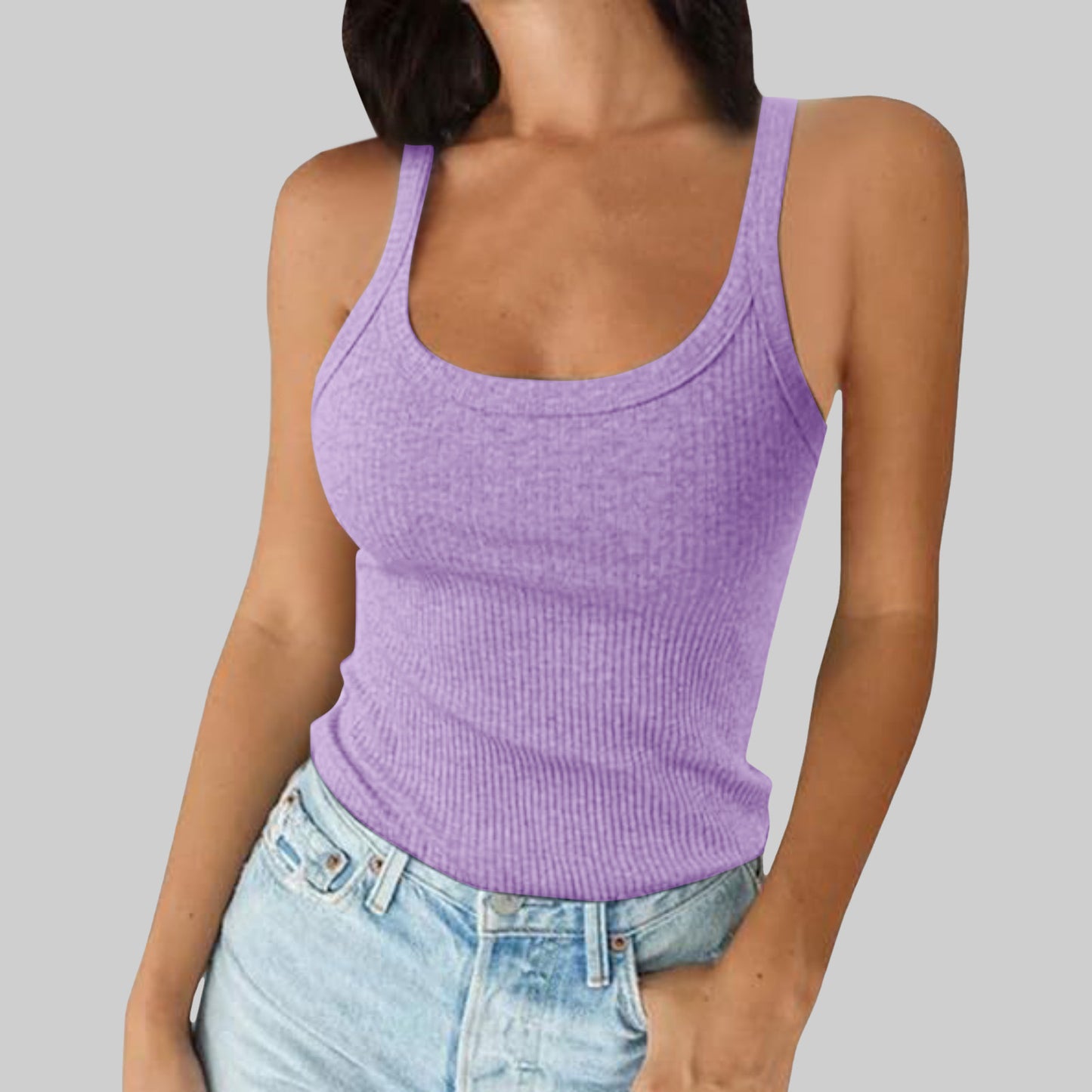 High Quality——Women’s Summer Spaghetti Strap Tank Top for Layering (Sports Inner)