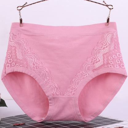 Plus Size High Waist Cotton Panties