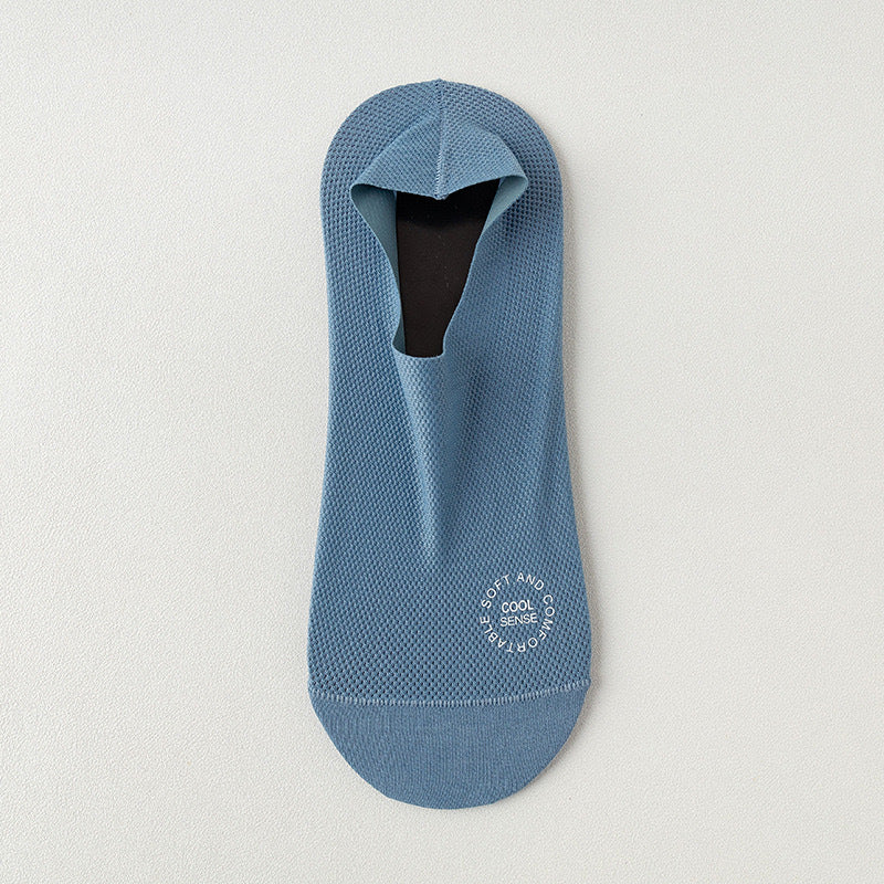 Summer Men's Thin Mesh Breathable Invisible Socks