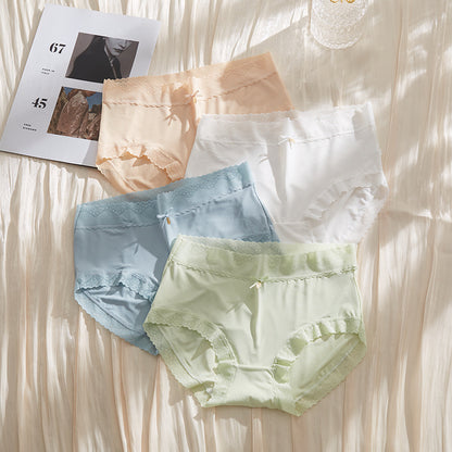 Women’s Ultra-Thin Ice Silk High-Stretch Second-Skin Panties