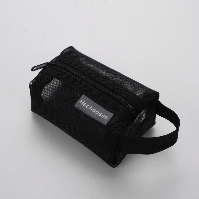 Nylon square mesh transparent storage bag