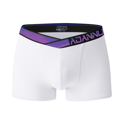 Men's Modal Athletic Boxer Briefs with Asymmetrical Waistband