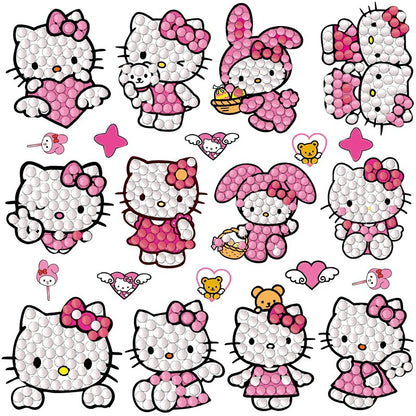 Children's DIY free stick cartoon diamond painting