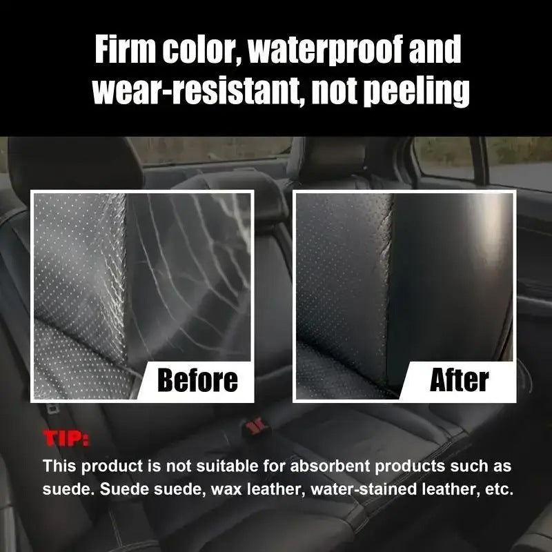 Car Interior Plastic Restorer & Polish – Black Trim Restoration, Shine & Protective Wax
