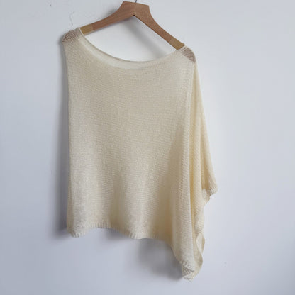 High Quality——Women’s Loose Knit Poncho – Lightweight Sun Protection Cover-Up