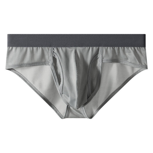 High Quality-Men's side-opening & no-take-off briefs，ultra-Soft Breathable Mesh