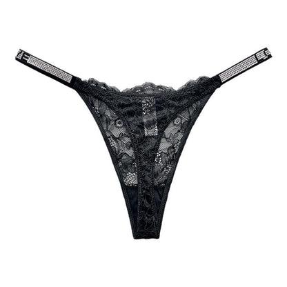 Lace Rhinestone Briefs