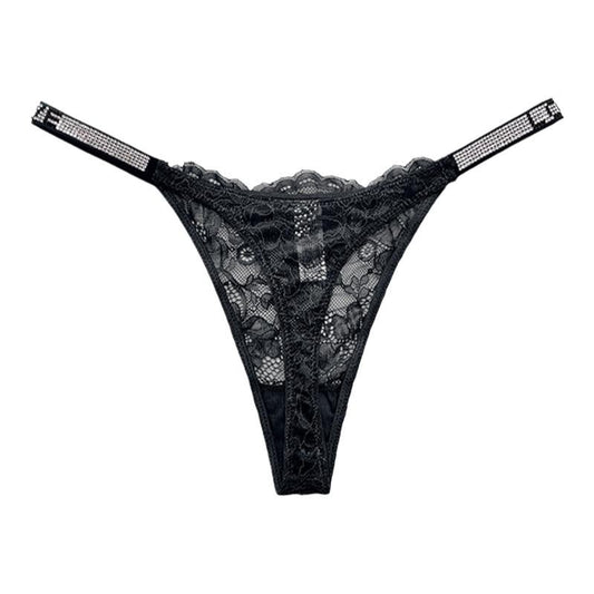 Lace Rhinestone Briefs