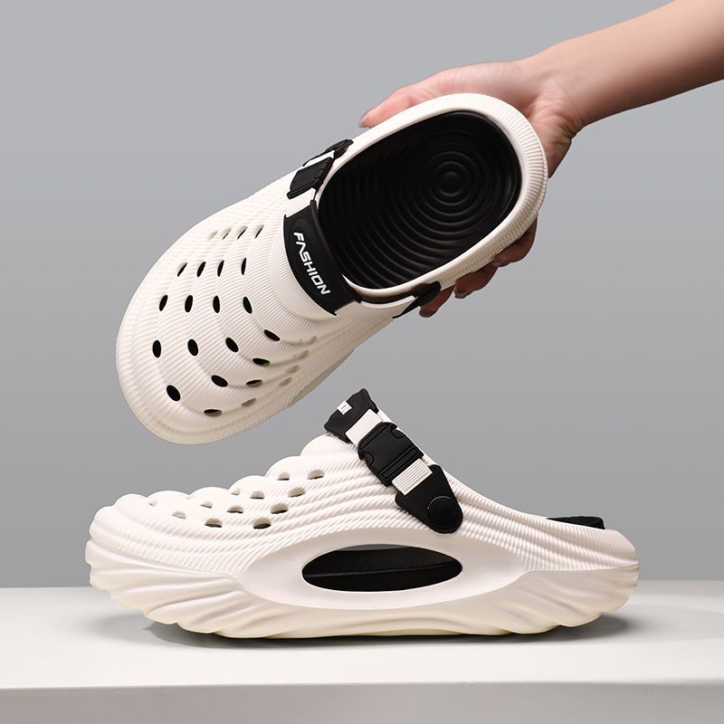 2026 New Thick Sole Non-Slip Outdoor Clogs – Breathable & Odor-Resistant