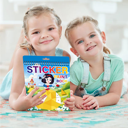Children's DIY Geometric Shape Collage, Educational Toy for Toddlers
