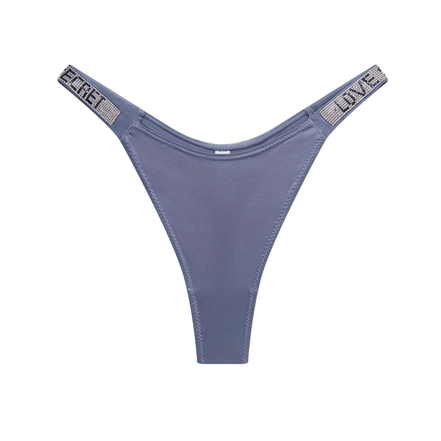 Popular Fashion Rhinestone Low-Rise Triangle Panty for Women