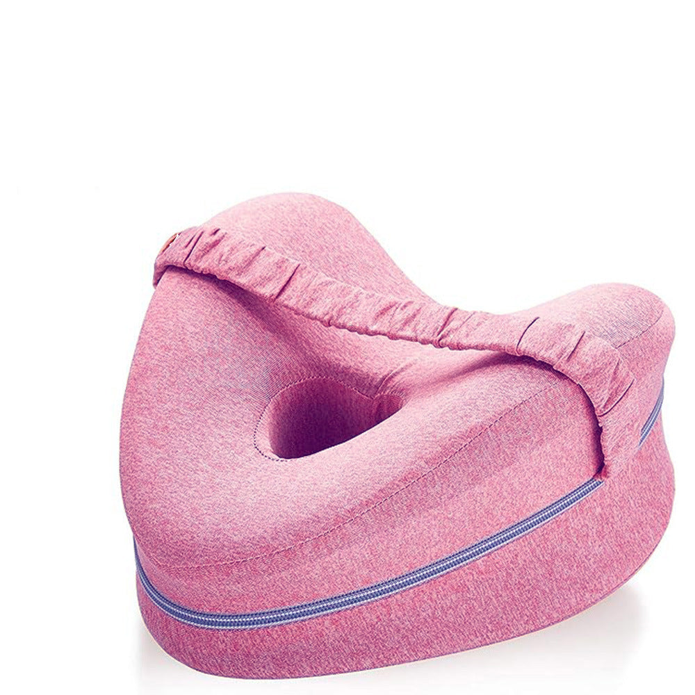 Heart-shaped memory foam leg pillow, knee pillow, anti-pressure yoga leg pillow