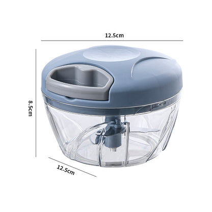 Small Manual Garlic Press & Meat Grinder, Kitchen Chopper for Food Prep