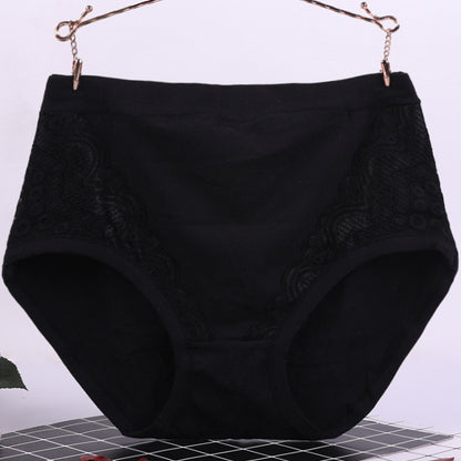 Plus Size High Waist Cotton Panties