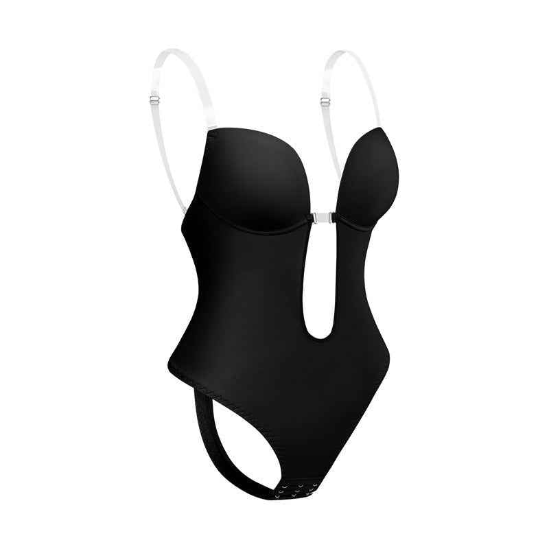 Backless Shaping Bodysuit Bra – Seamless One-Piece Slimming Underwear