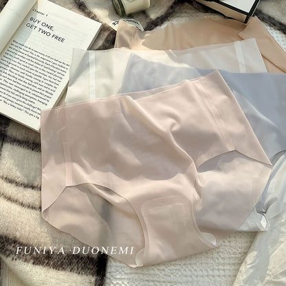 2 pieces-Basic ultra-thin ice silk seamless underwear for women