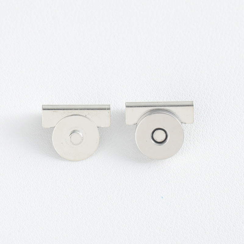 Metal Magnetic Snap Button, Bag Clamp Closure Buckle—Magnetic Fastener for Bags, Clothes & Luggage, No-Sew Removable Connector