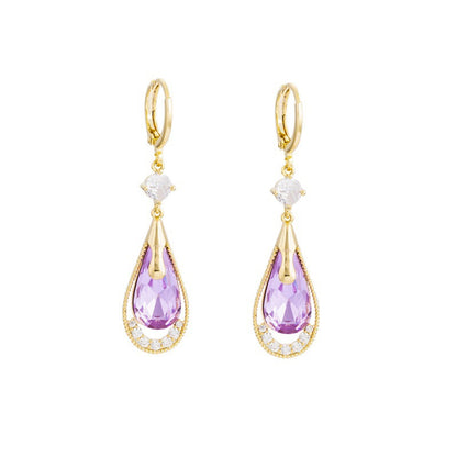 Cat's Eye Stone Stud Earrings
