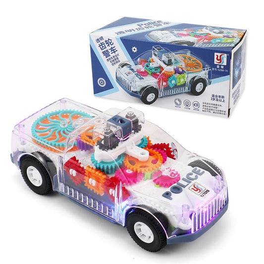 High Quality-Baby colorful light toy car with battery
