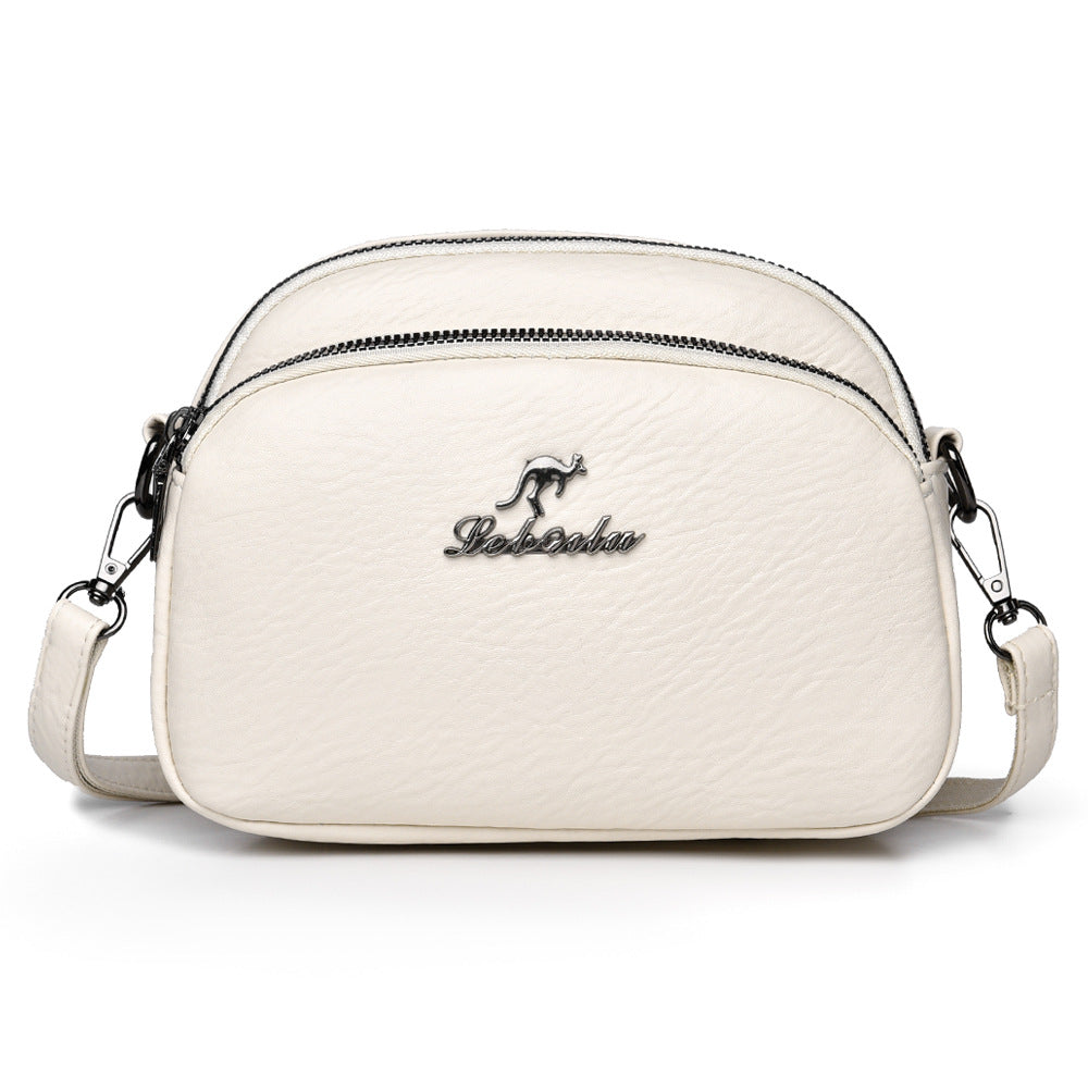 Women's Multi-Layer Round Crossbody Bag