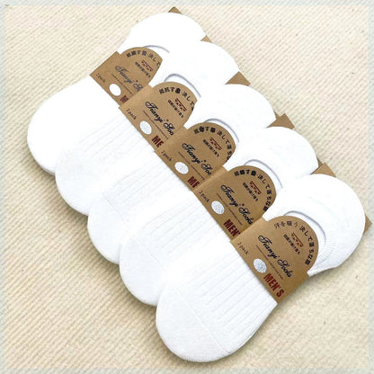 Men’s Cotton Spring & Summer Low-Cut Socks – 10 Pairs Value Pack