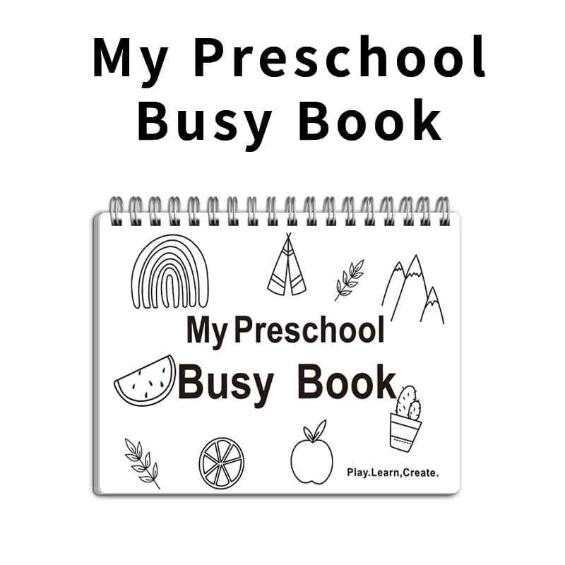 Kids Busy Book｜Reusable Learning & Educational Activity Book